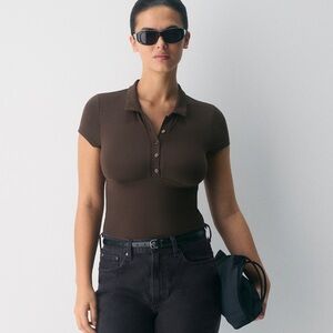 Aritzia Original Contour Flyer Polo T-Shirt
